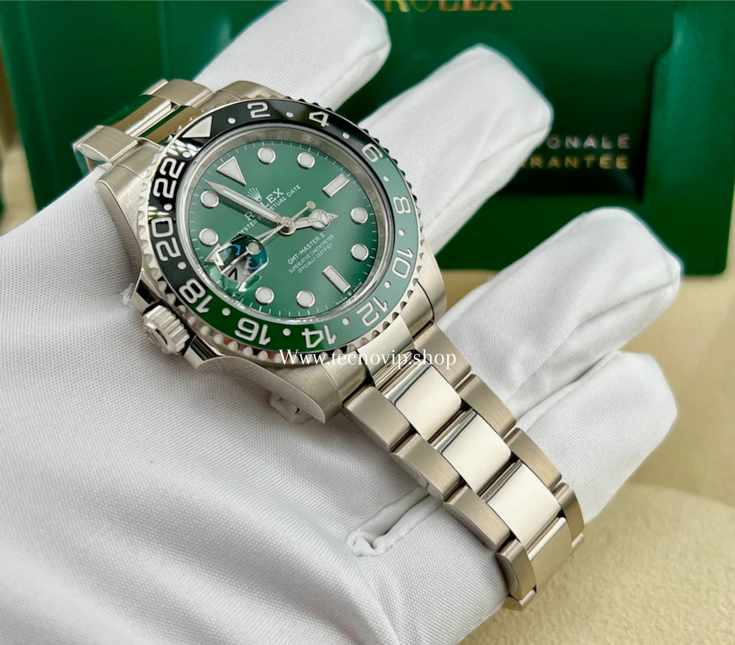 ROLEX GMT-MÁSTER SPRITE CARA VERDE FULL SET AAA+