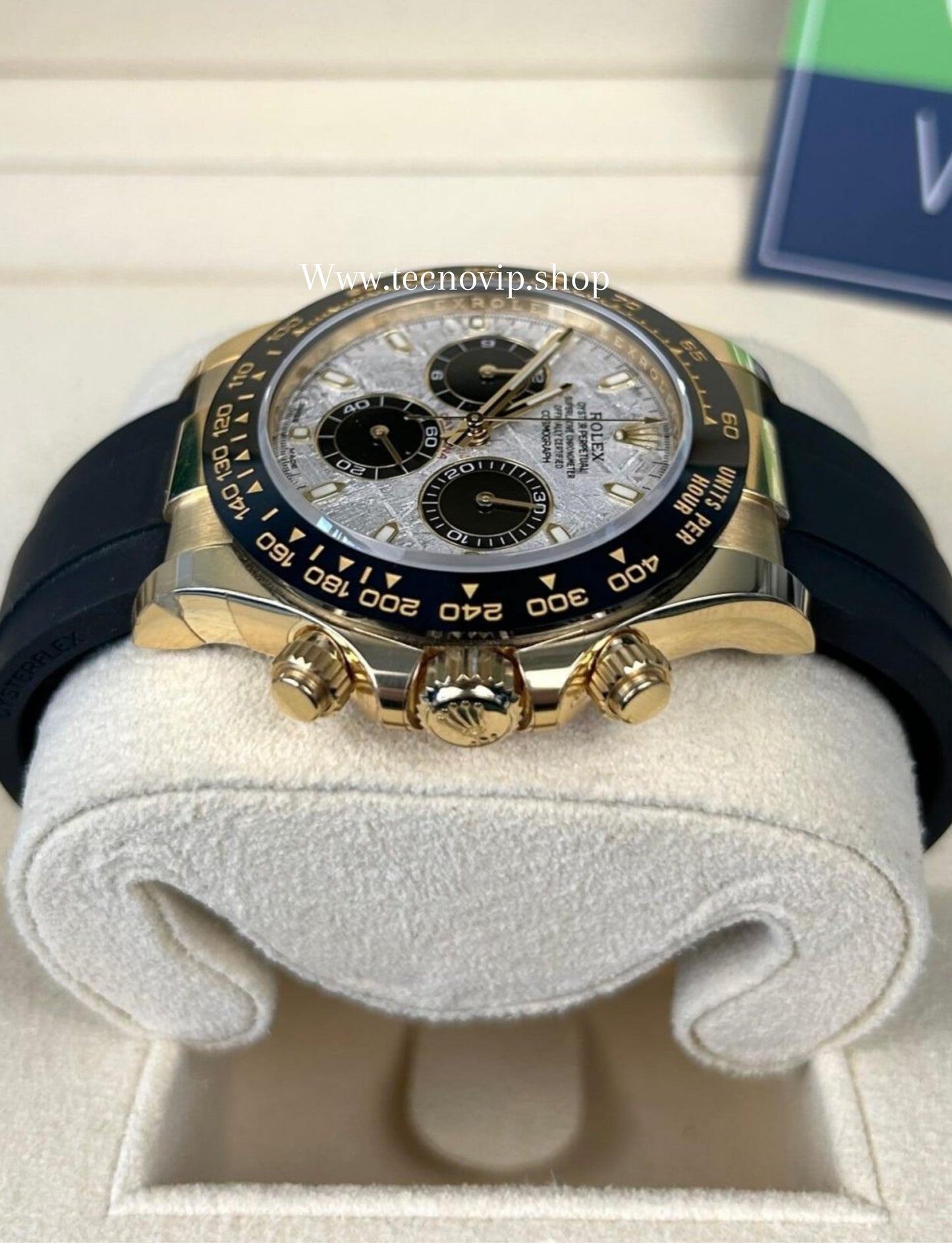ROLEX DAYTONA SILVER AND GOLD STONE AAA+ FULL SET