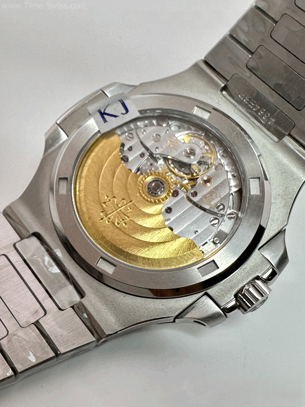 PATEK PHILLIPE SILVER AND GREEN STONE AAA+