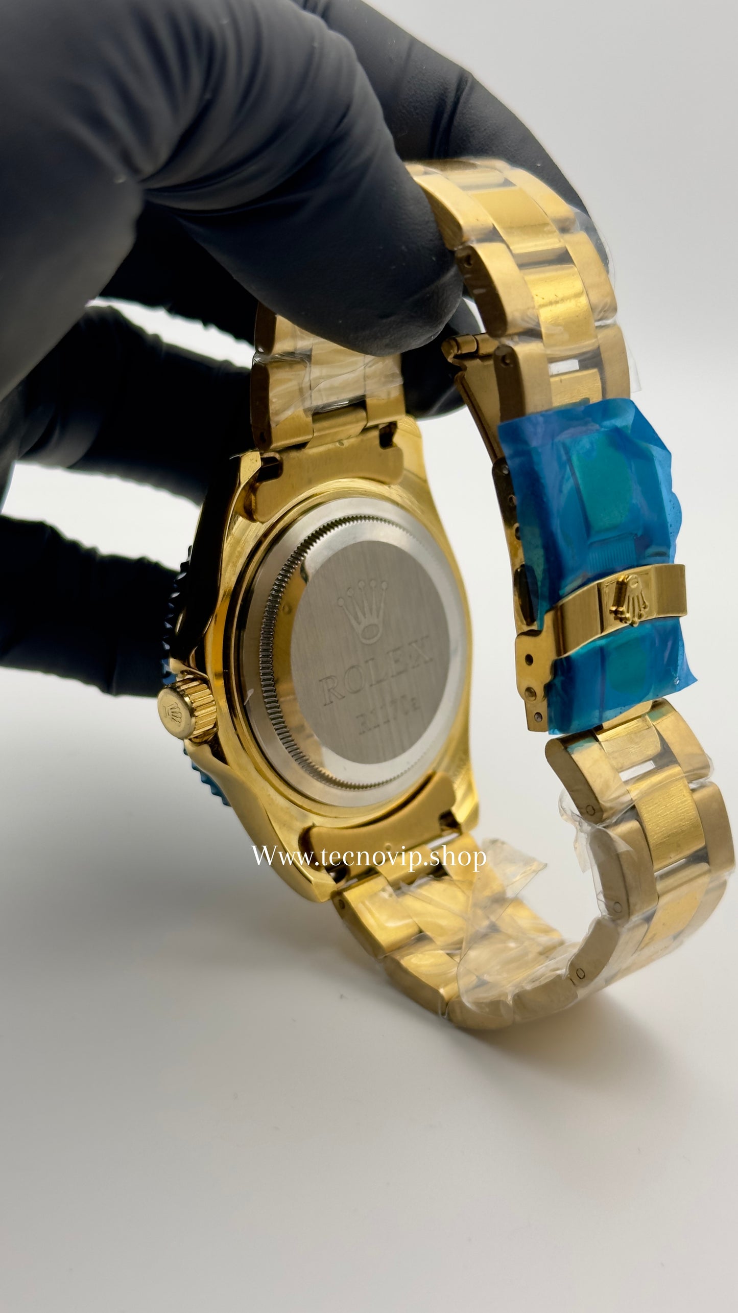 ROLEX YACH-MASTER GOLD AND BLUE BLUE