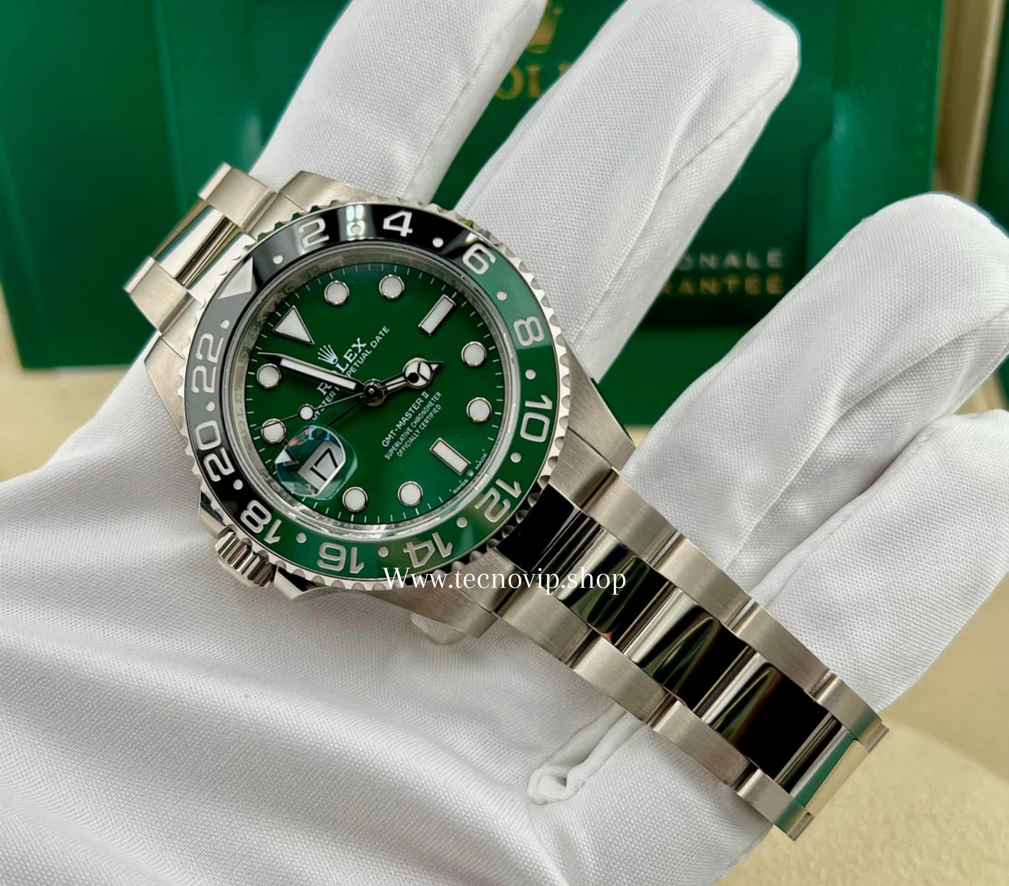 ROLEX GMT-MÁSTER SPRITE CARA VERDE FULL SET AAA+