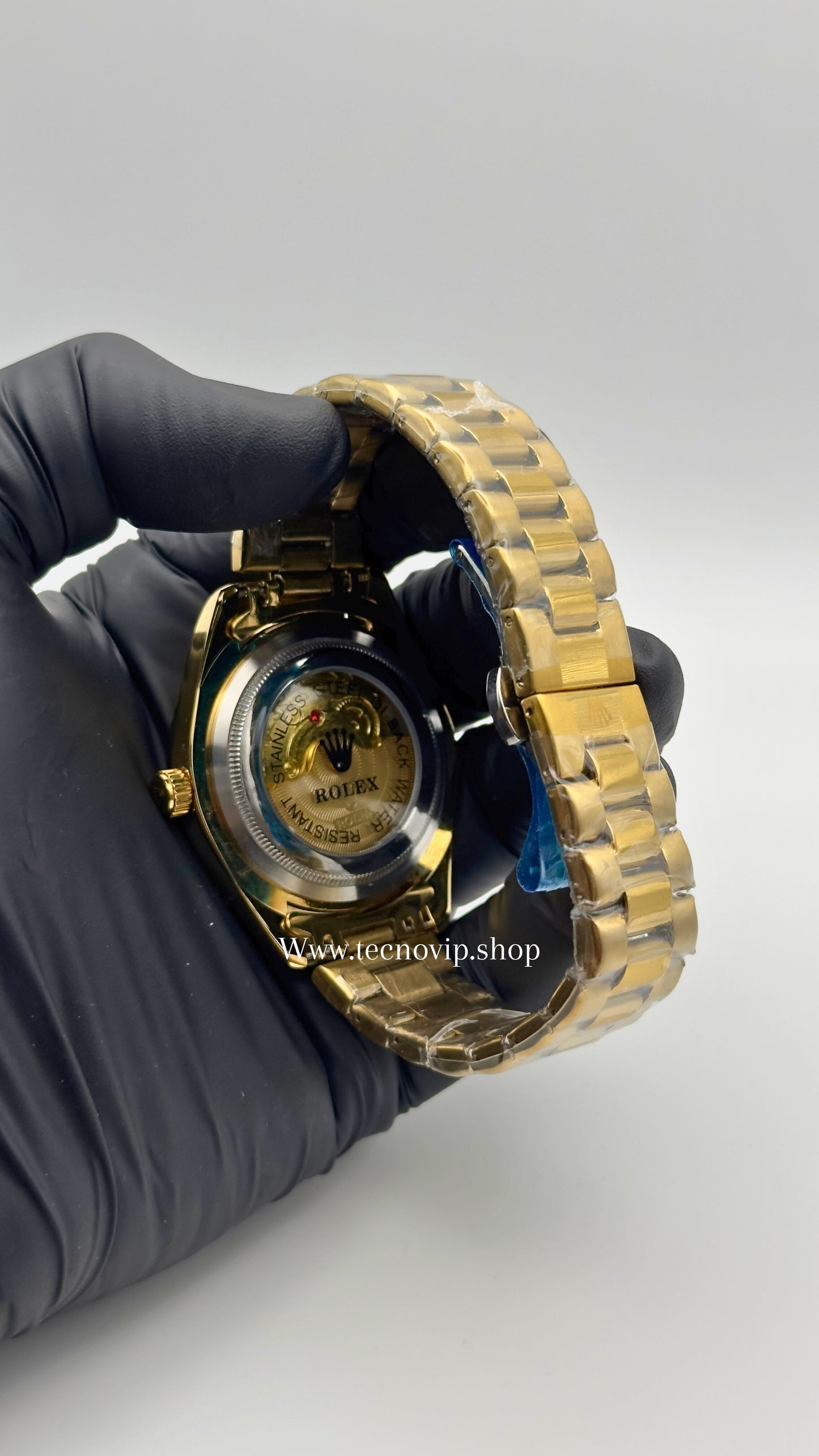 ROLEX DATEJUST GOLD AND GOLD ESTRIADO