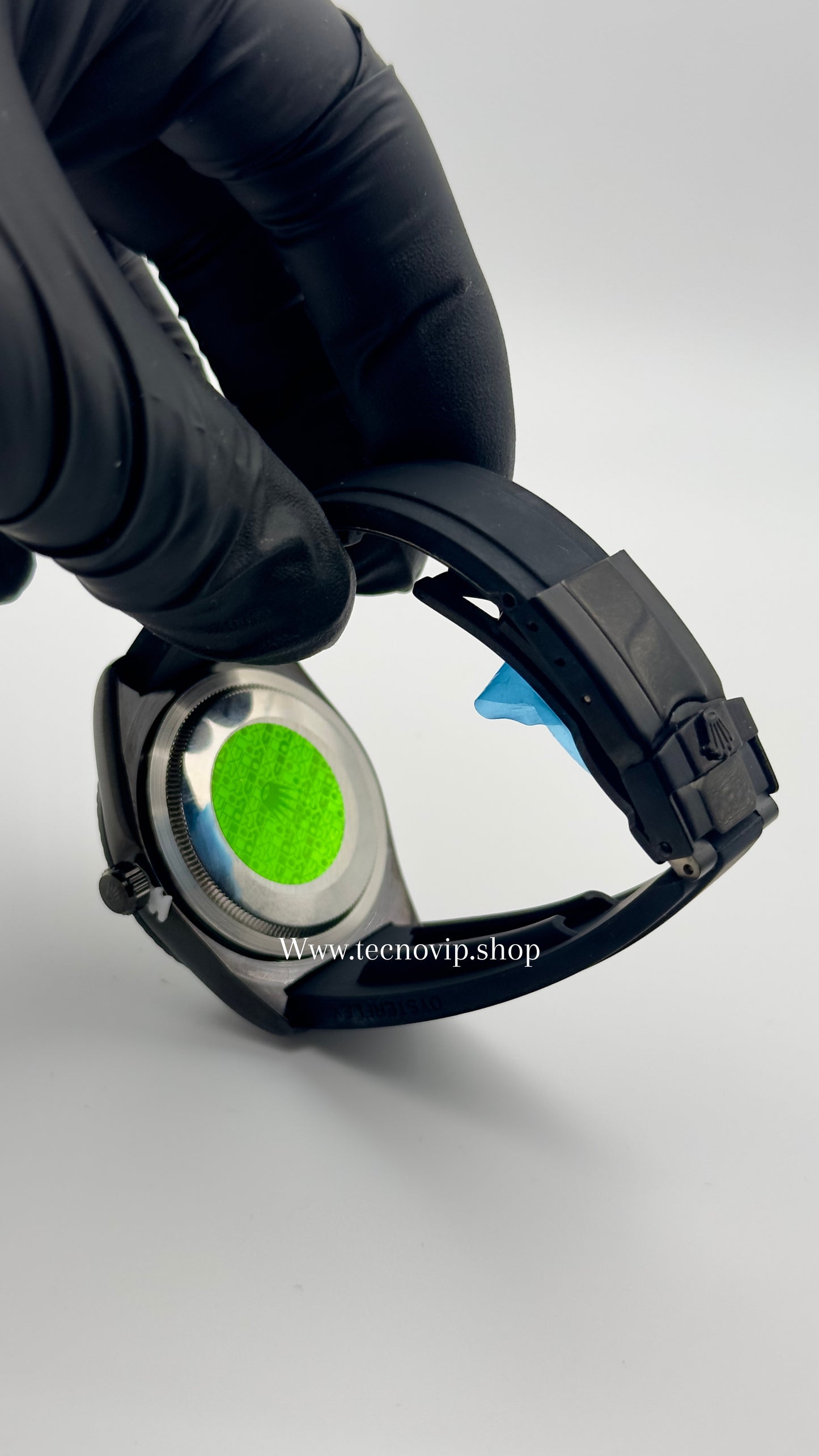 ROLEX SKYDWELLER OYSTERFLEX BLACK