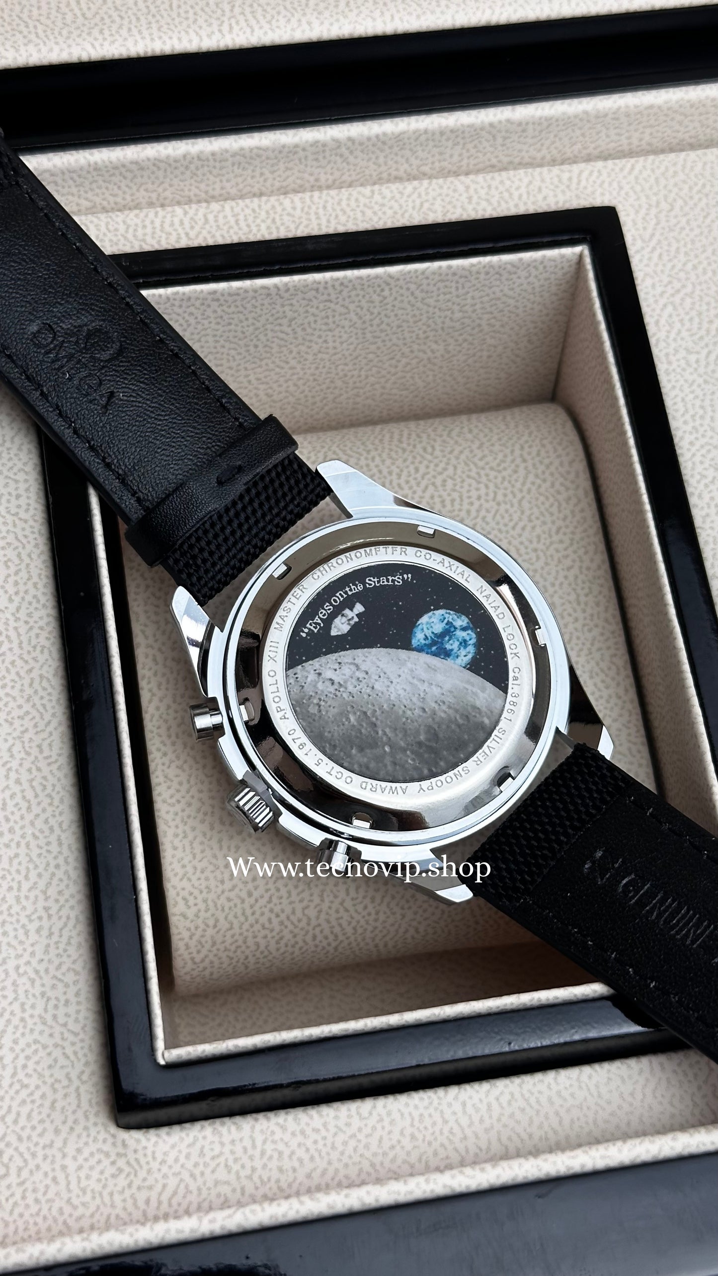 OMEGA SPEED MÁSTER SNOOPY BLACK PANDA LONA