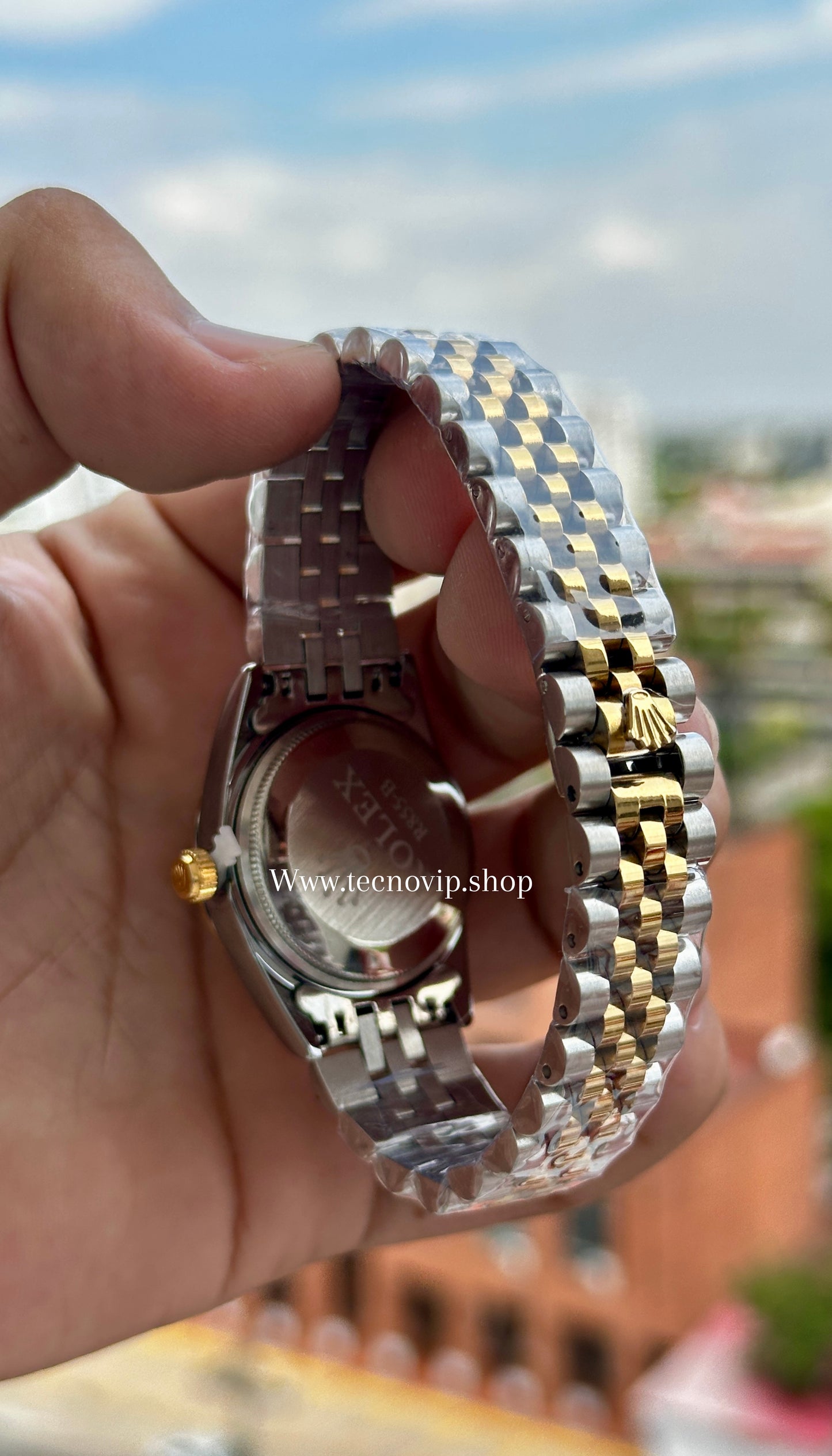 ROLEX PRESIDENCIAL PINK COMBINADO( MUJER)
