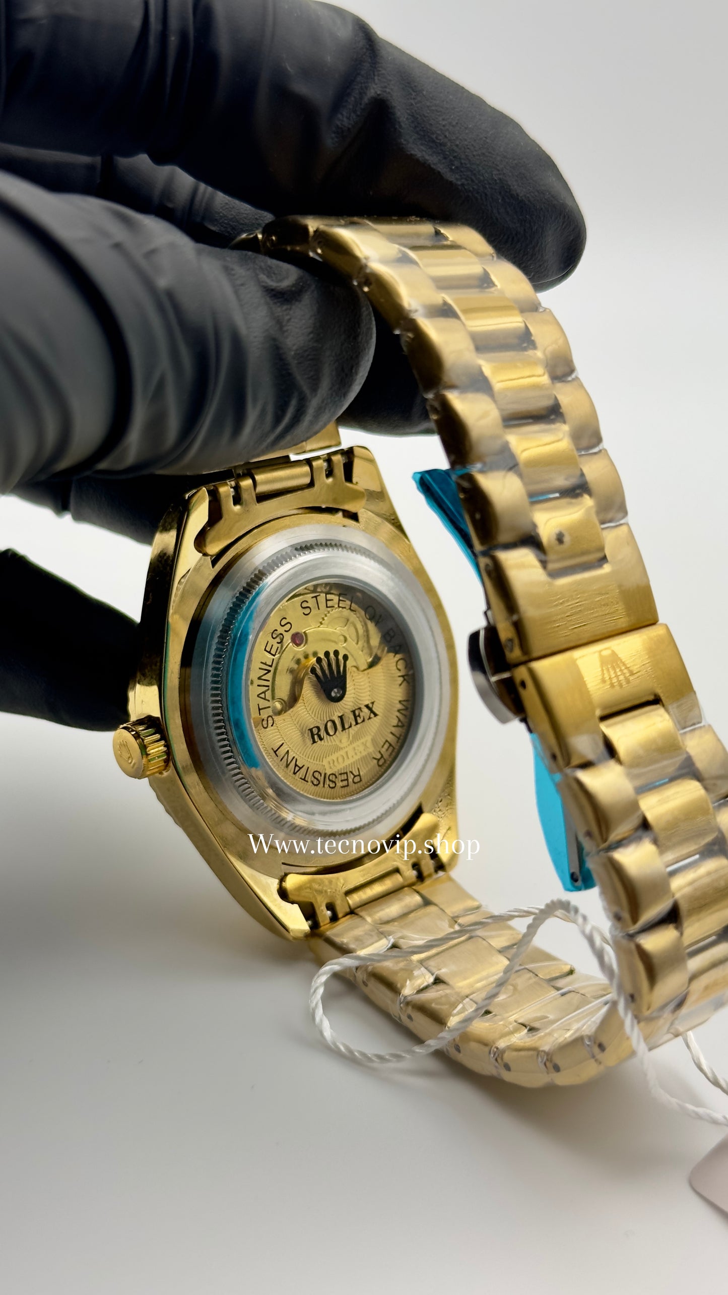 ROLEX DATEJUST GOLD AND GOLD