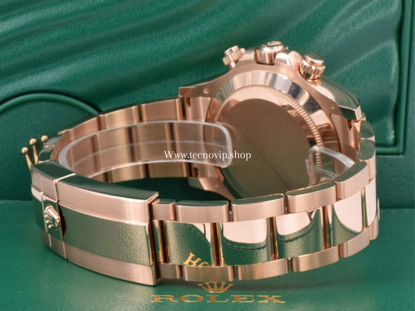 ROLEX DAYTONA GOLD ROSE BLACK FULL SET AAA+