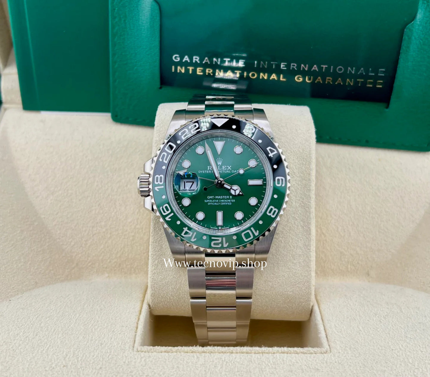 ROLEX GMT-MÁSTER SPRITE CARA VERDE FULL SET AAA+