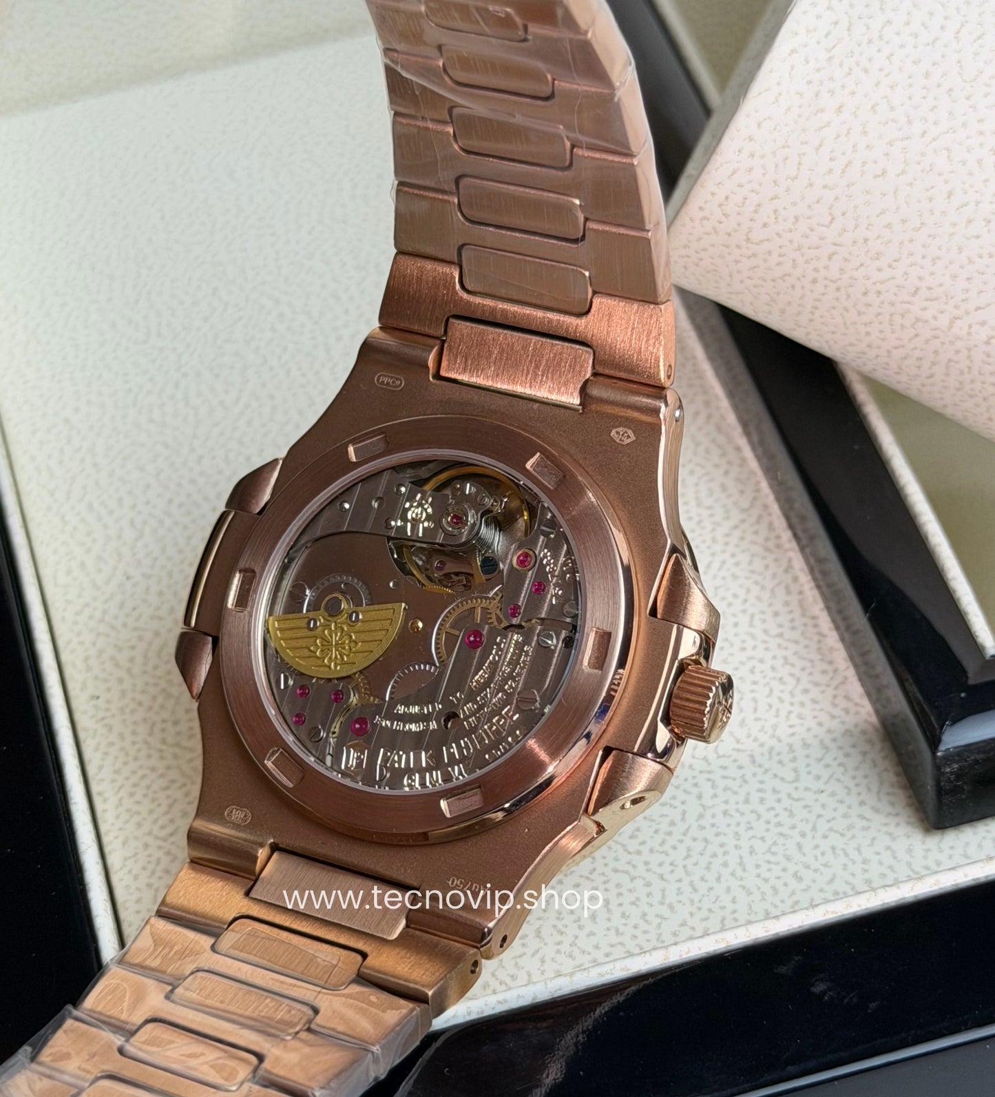 PATEK PHILLIPE NAUTILUS ROSE GOLD MOON PHASES (OPCION A FULL SET)
