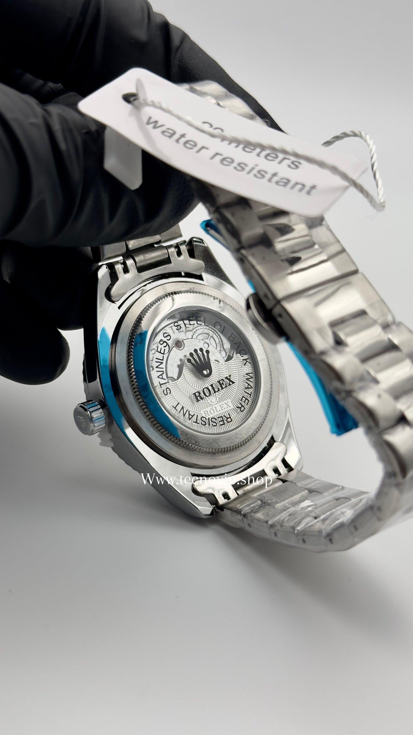 ROLEX DATEJUST SILVER AND BLACK SEMIAUTOMÁTICO