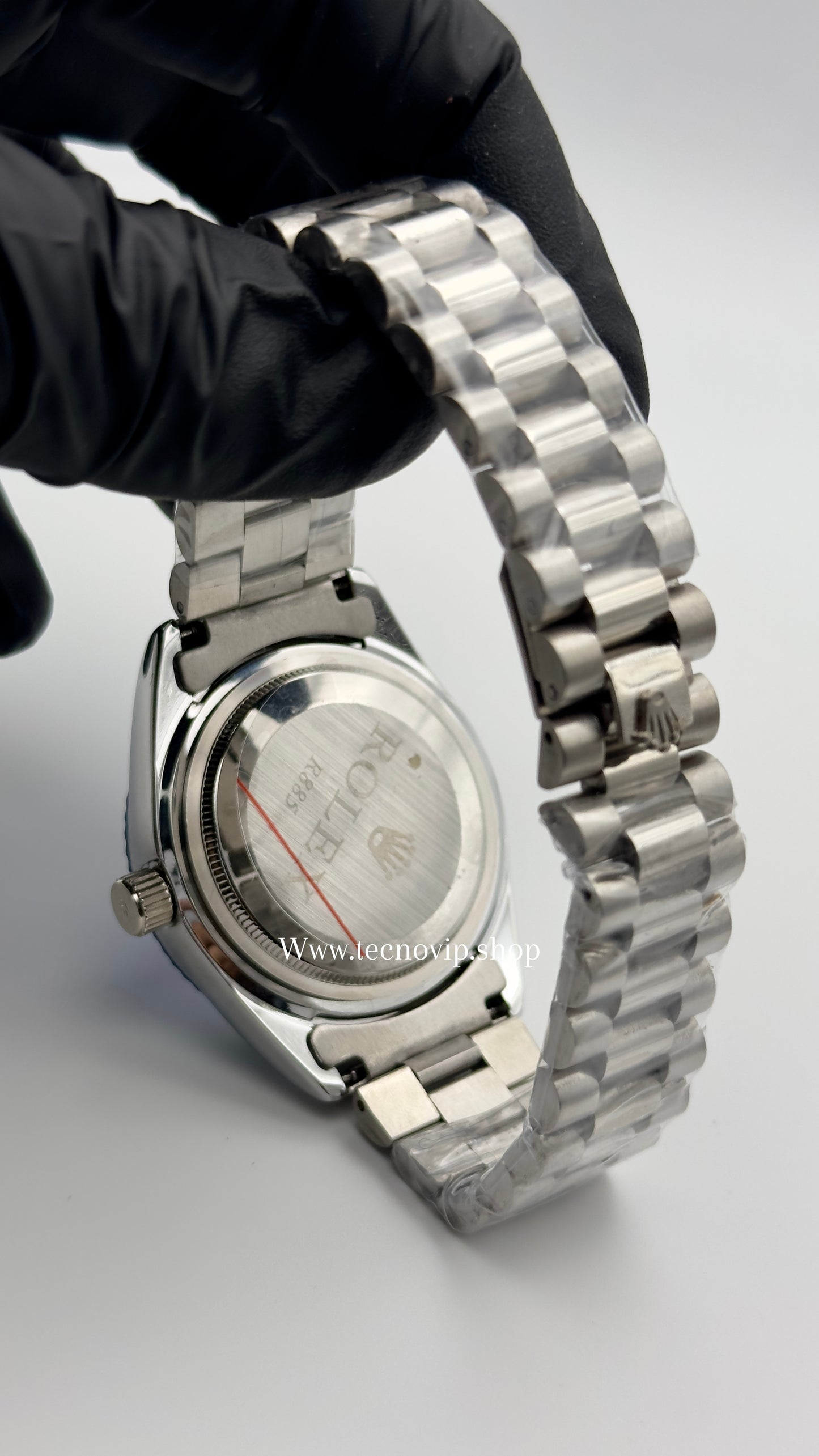 ROLEX DATEJUST SILVER AND PINK