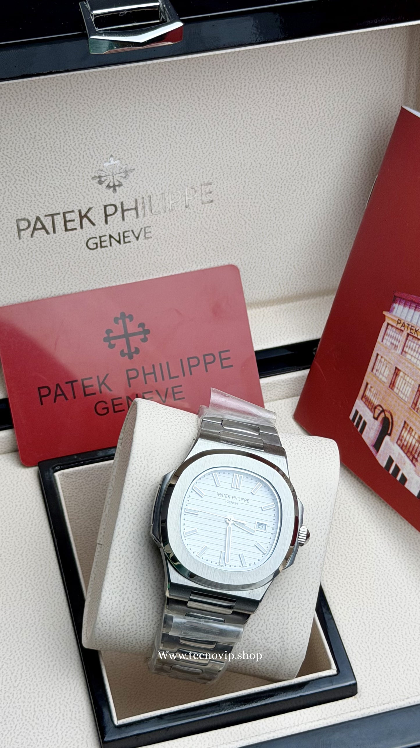 PATEK PHILLIPE SILVER AND WHITE AAA+ (OPCIÓN A FULL SET)