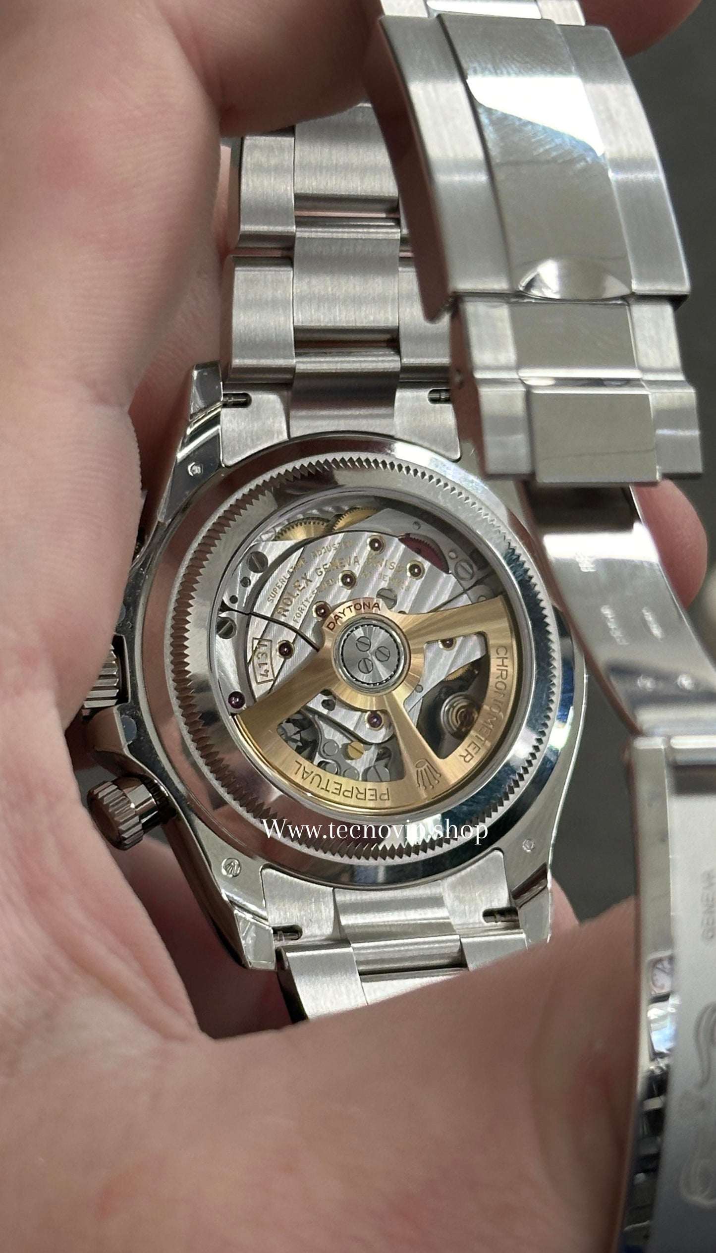 ROLEX DAYTONA WHITE BLACK CORAZON ABIERTO FULL SET AAA+