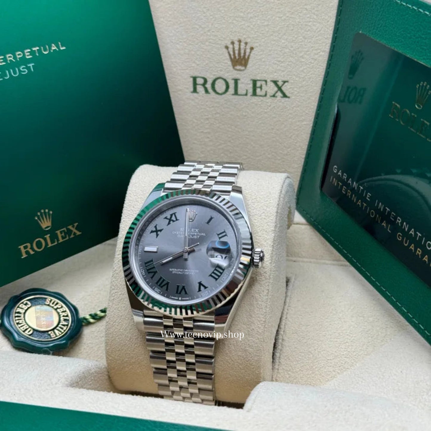 ROLEX DATEJUST WIMBLEDON FULL SET AAA+