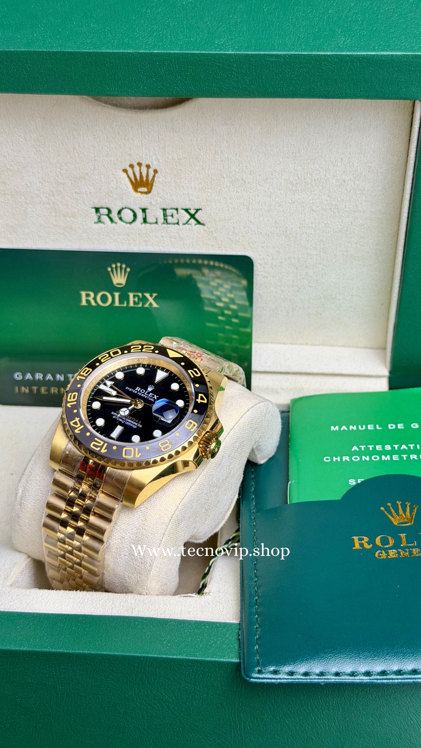 ROLEX GMT-MÁSTER GOLD AND ZOMBIE AAA+ (OPCIÓN A FULL SET)
