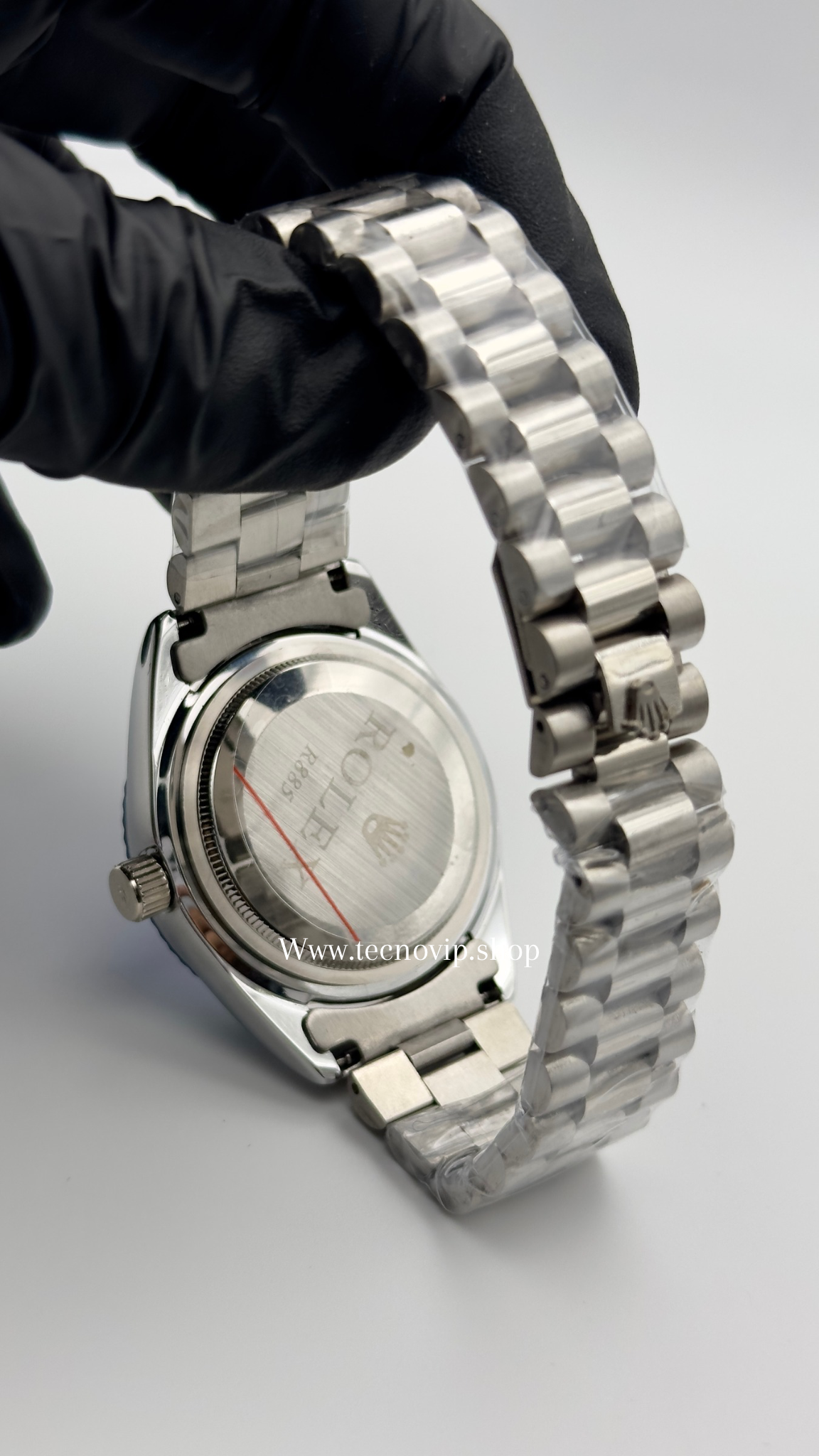 ROLEX DATEJUST SILVER AND BLUE BLUE