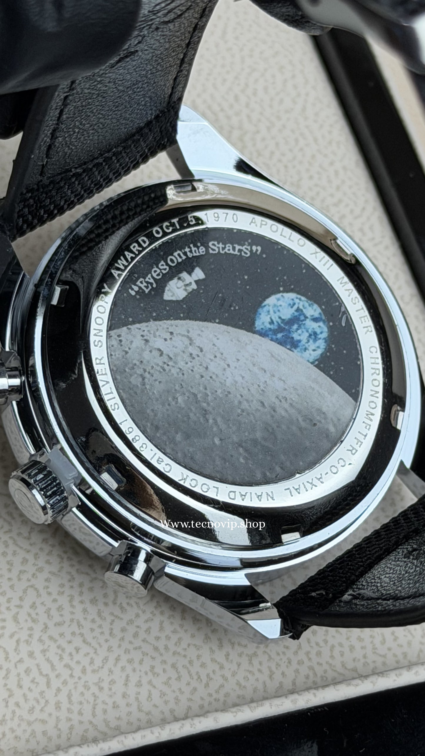 OMEGA SPEED MÁSTER SNOOPY WHITE PANDA LONA