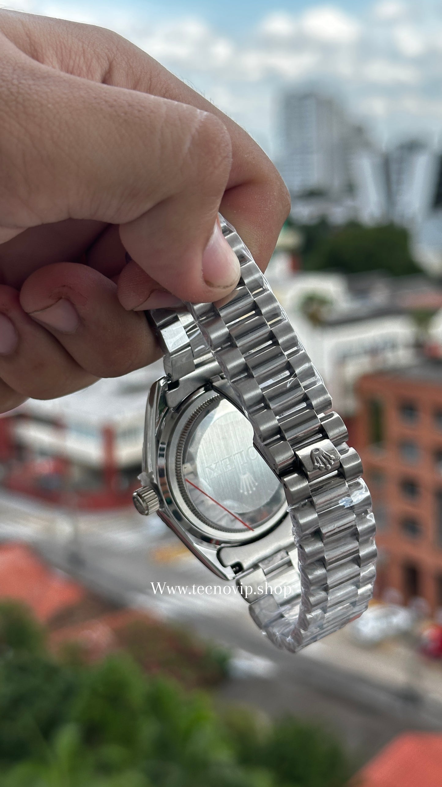 ROLEX SKY DWELLER SILVER AND BLUE SEMIAUTOMÁTICO