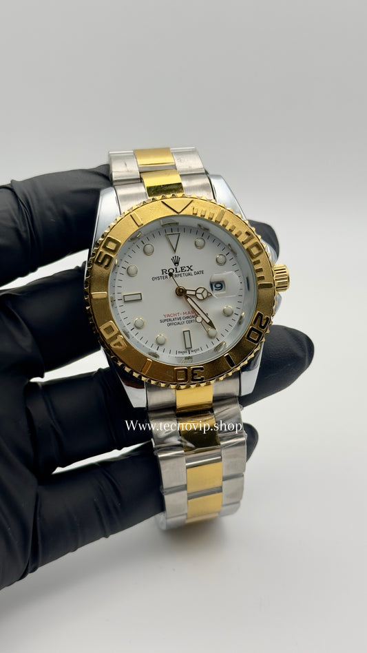 ROLEX YACH-MASTER WHITE COMBINADO