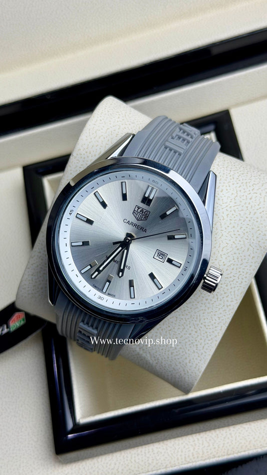 TAG CARRERA SILVER SILICONA