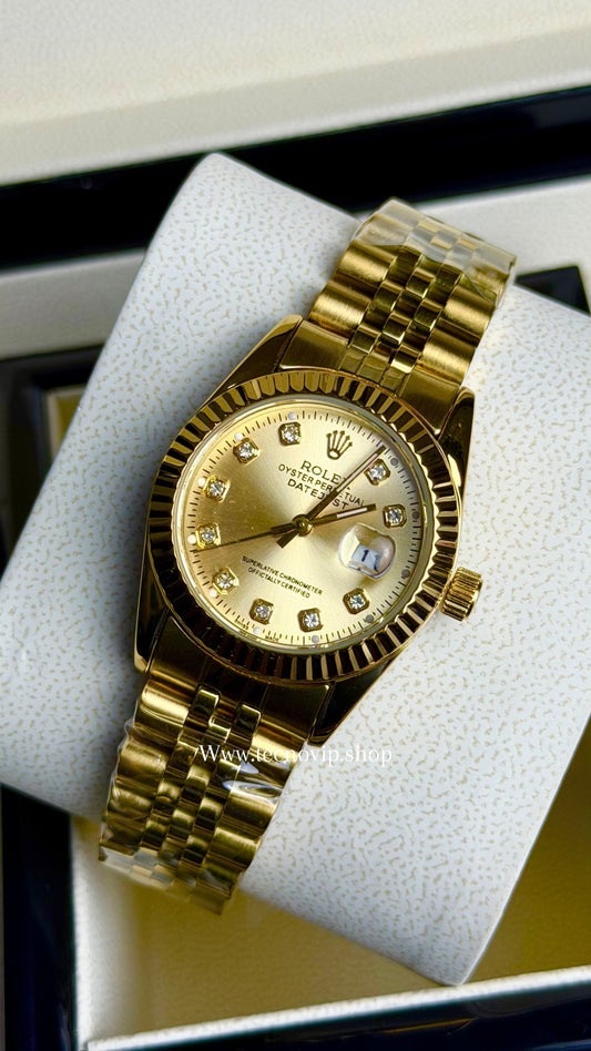 ROLEX PRESIDENCIAL  GOLD AND GOLD   (MUJER)