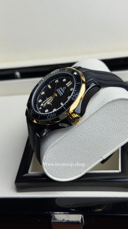 OMEGA SEASMASTER  GOLD BLACK