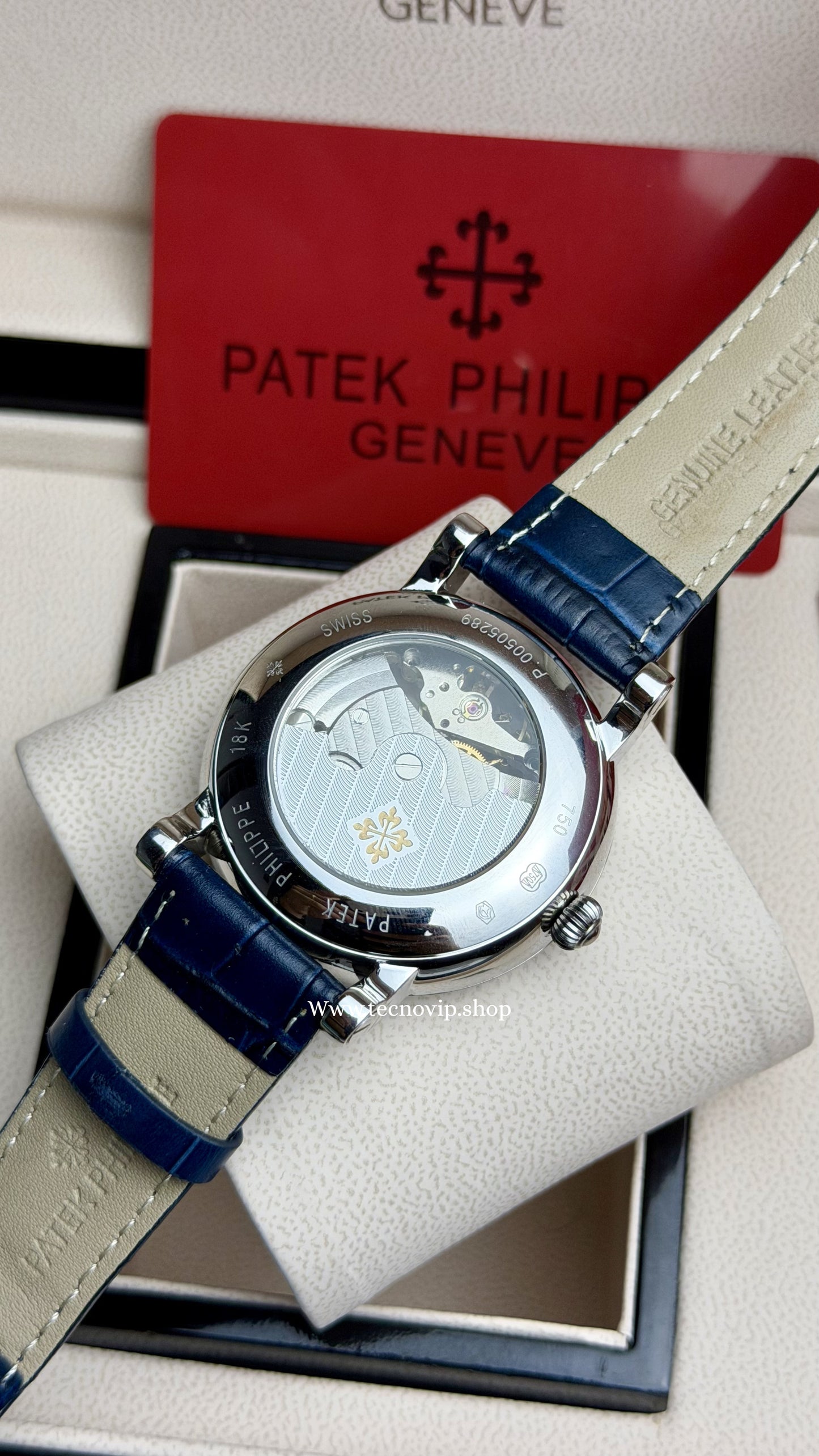 PATEK PHILLIPE SKELETON BLUE  AAA+