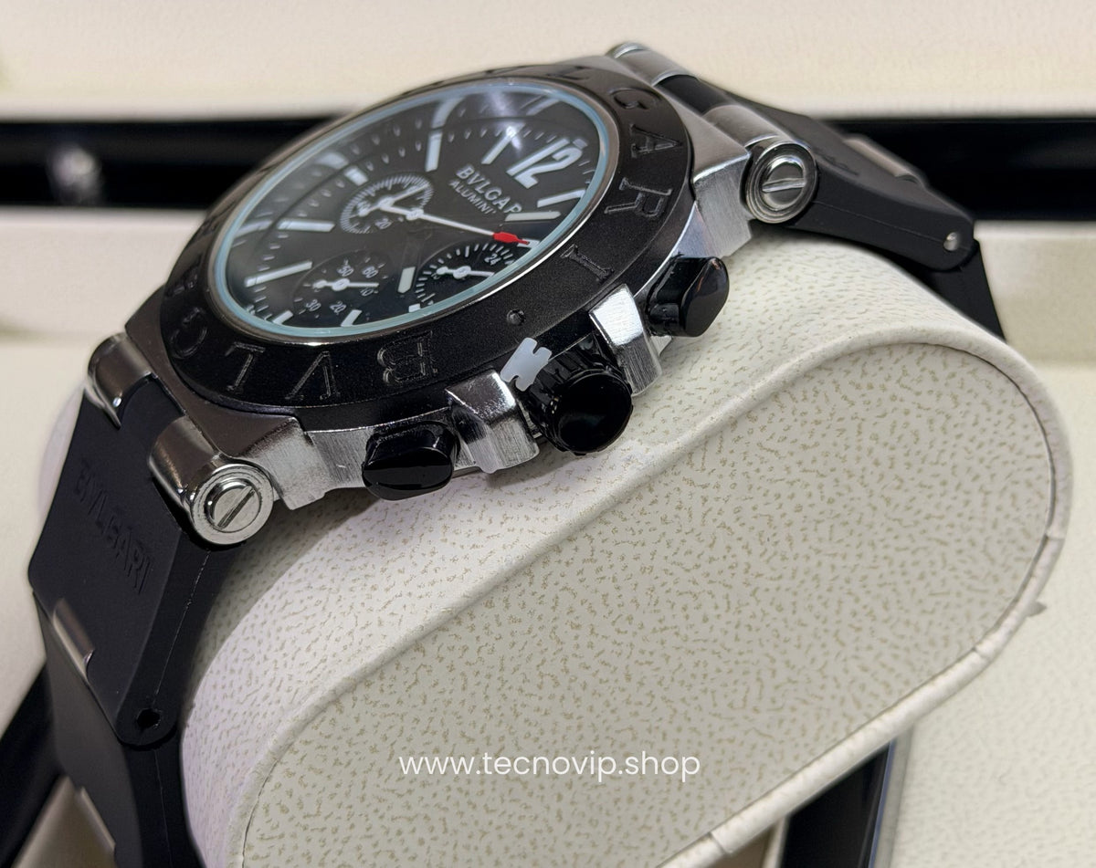 Bvlgari Aluminium Chronograph Black