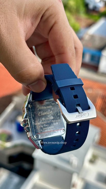 CARTIER SANTOS BLUE WHITE