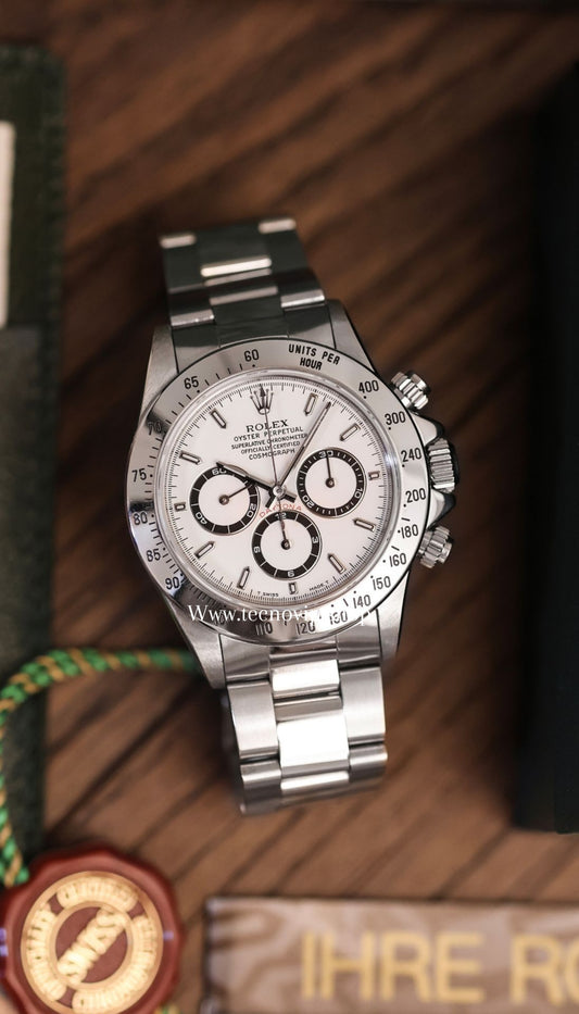 ROLEX DAYTONA WHITE BLACK CORAZON ABIERTO FULL SET AAA+