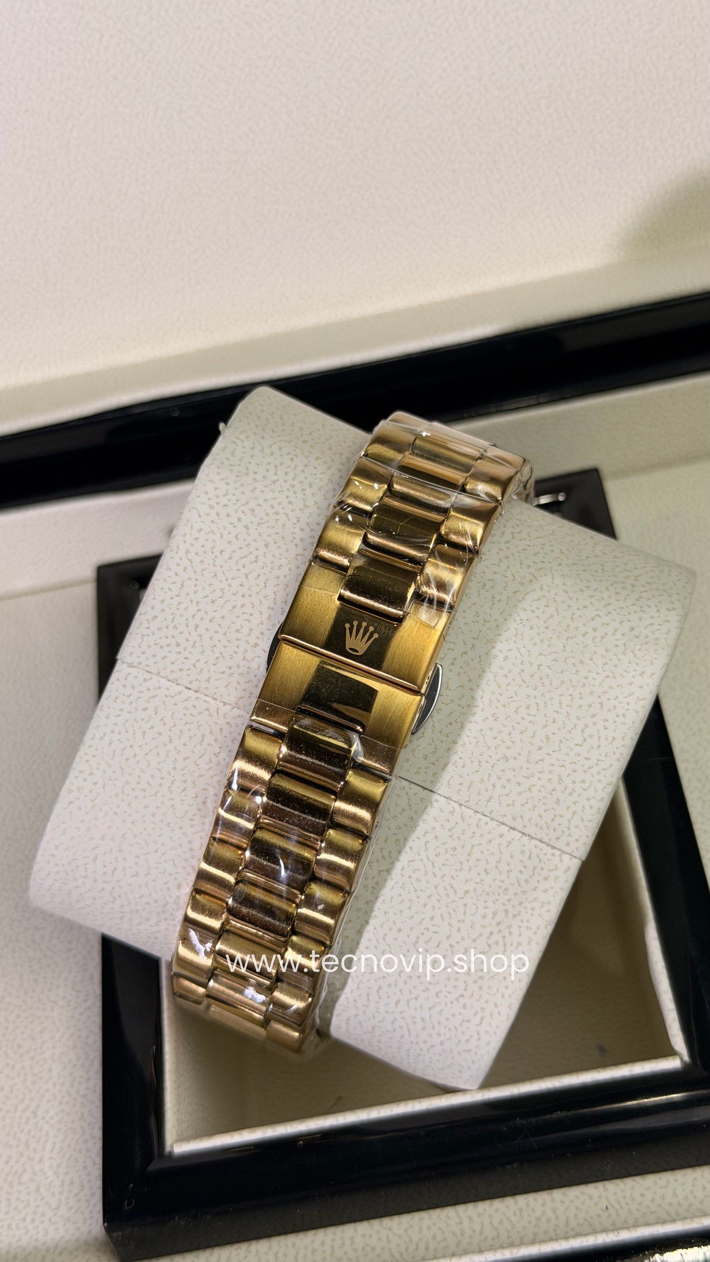 ROLEX DATEJUST GOLD AND BLACK SEMIAUTOMÁTICO