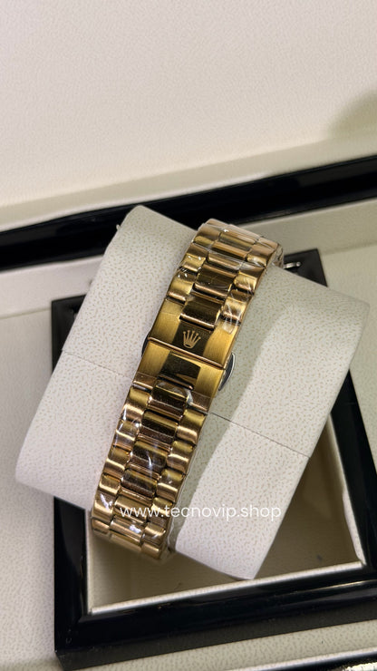 ROLEX DATEJUST GOLD AND BLACK SEMIAUTOMÁTICO