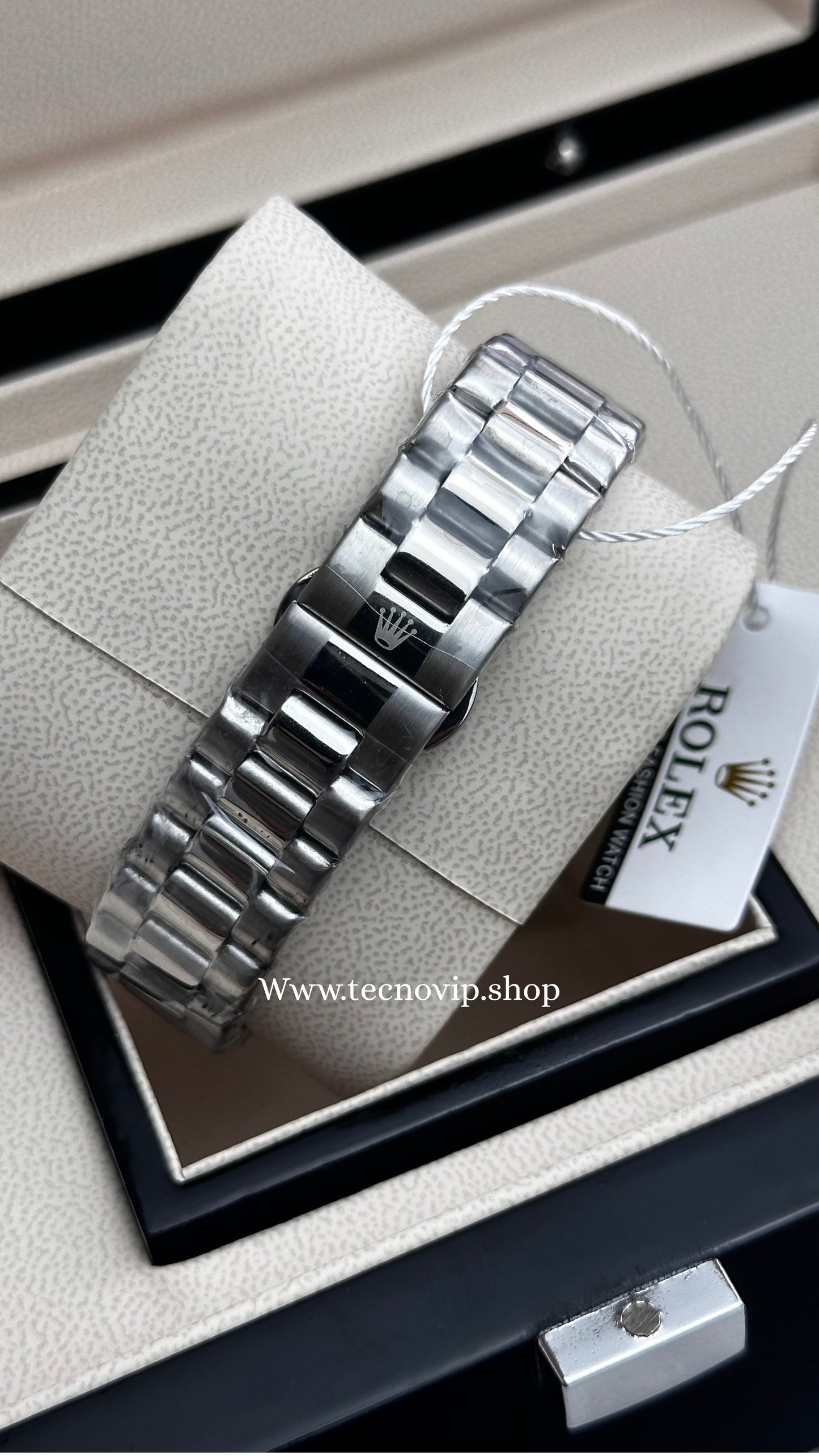 ROLEX DATEJUST SILVER AND BLUE