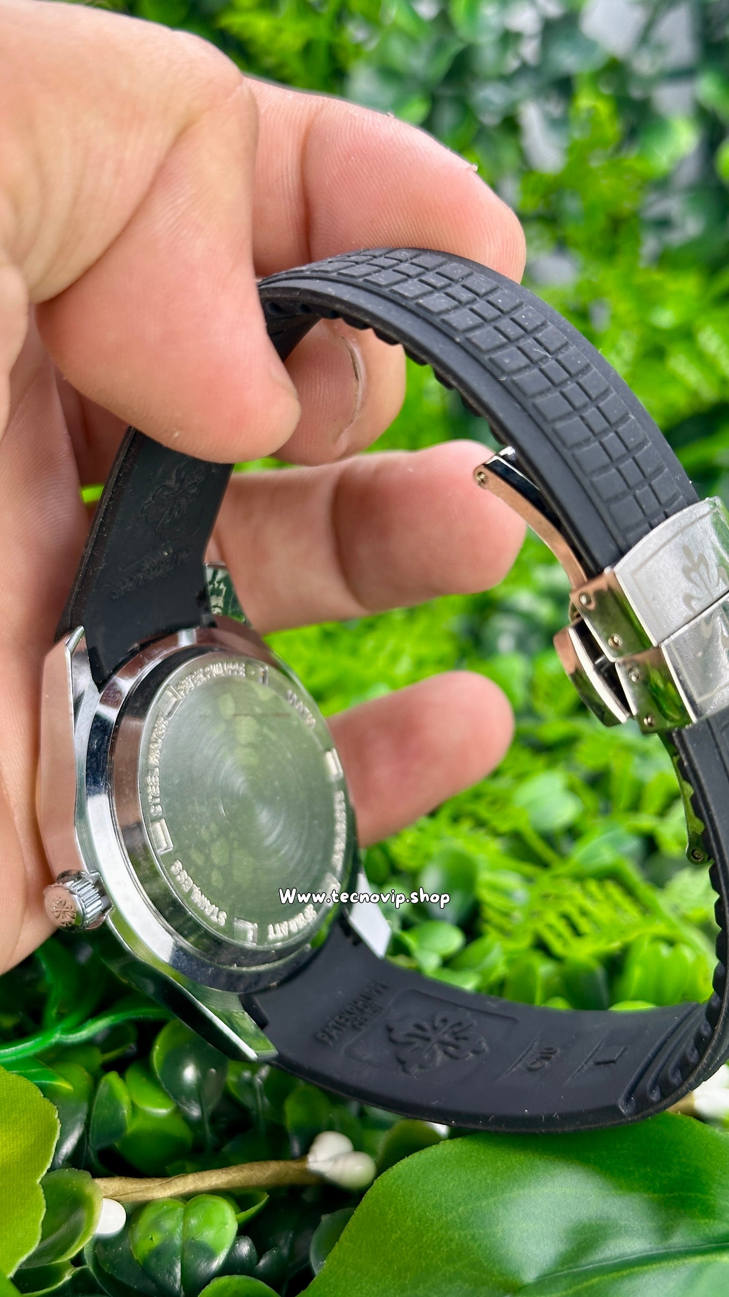 PATEK PHILIPPE BLACK WHITE AND GOLD