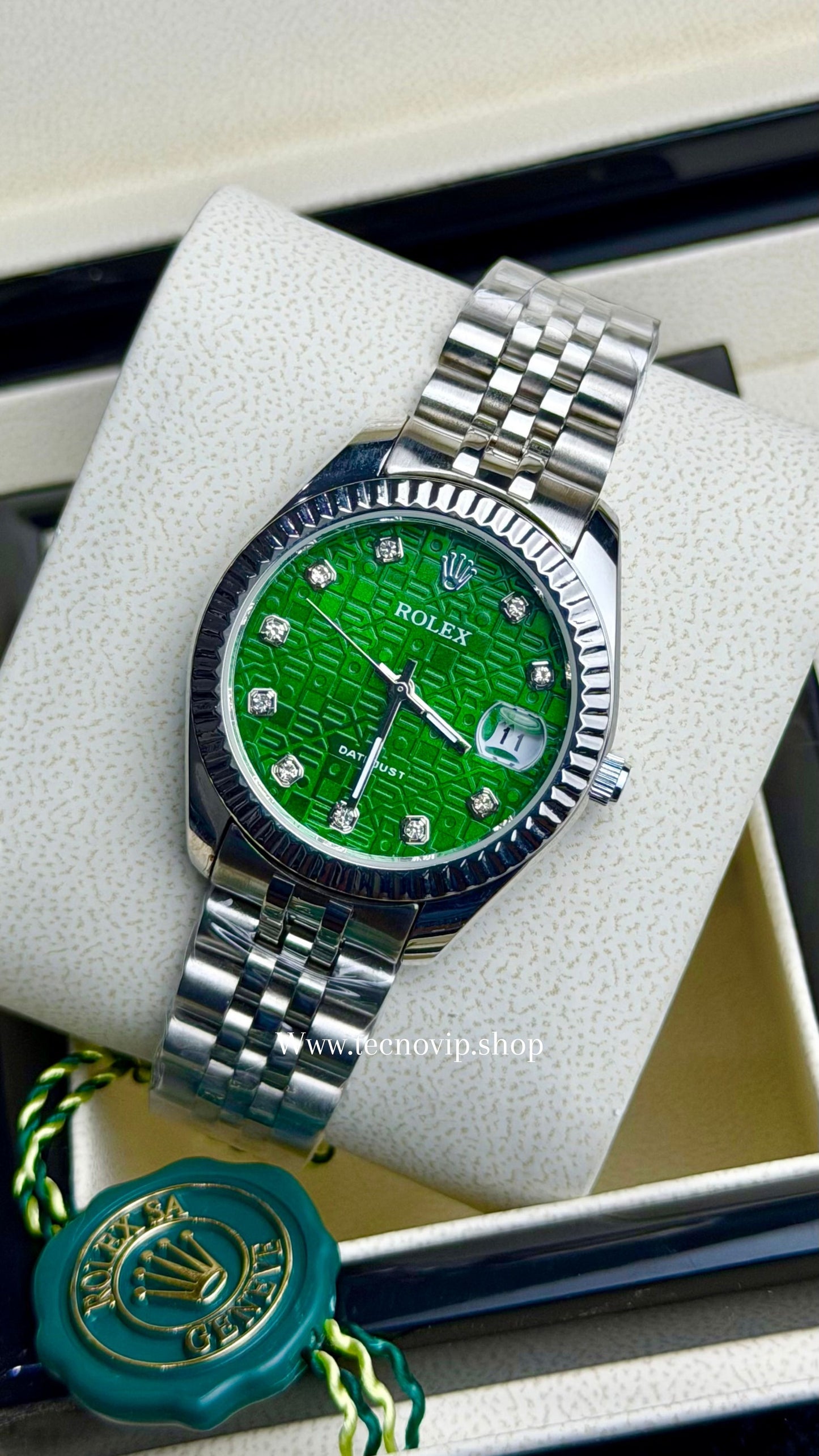 ROLEX PRESIDENCIAL GOLD AND BLUE (MUJER)