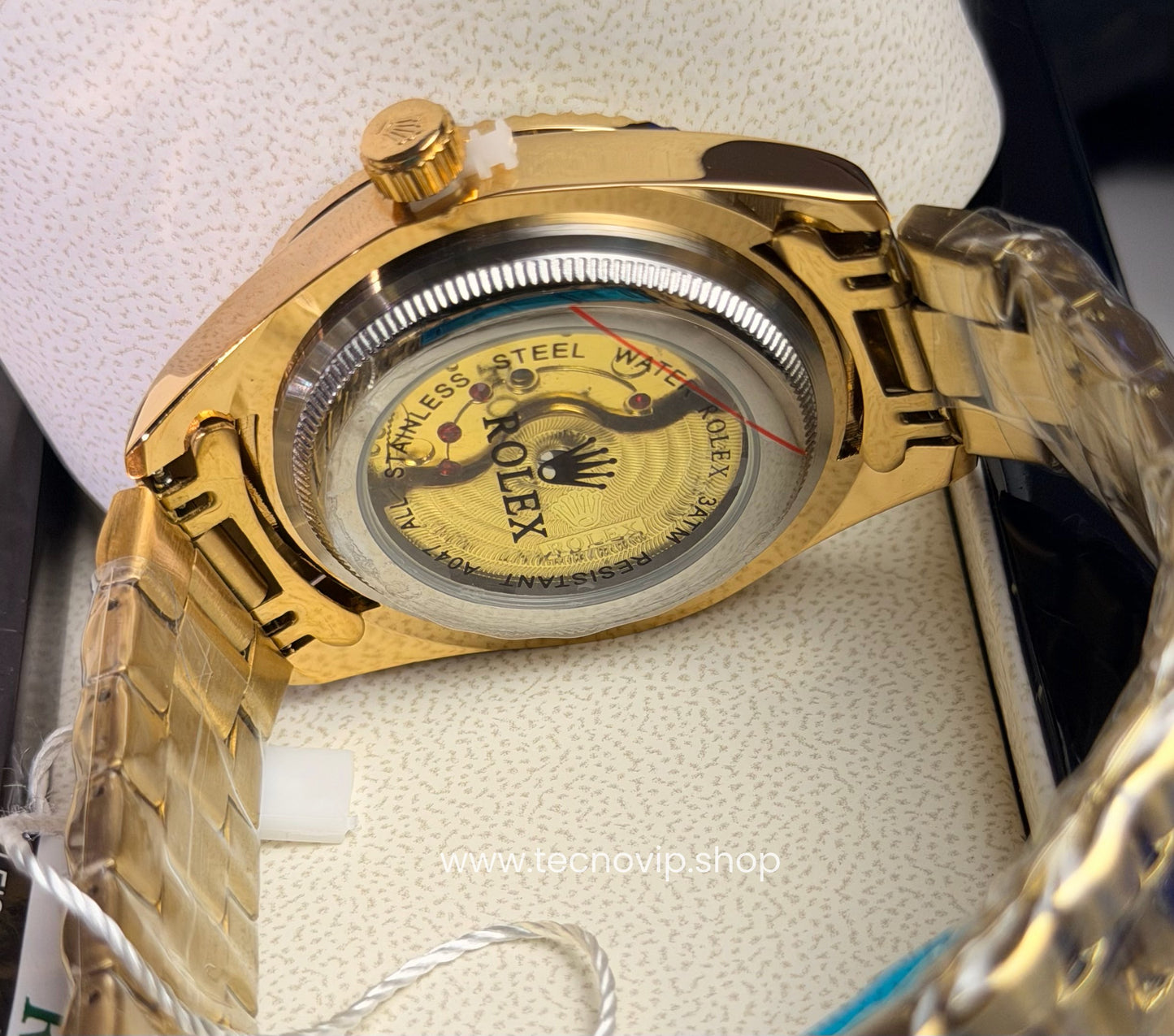 ROLEX DATEJUST GOLD AND GREEN  SEMIAUTOMÁTICO