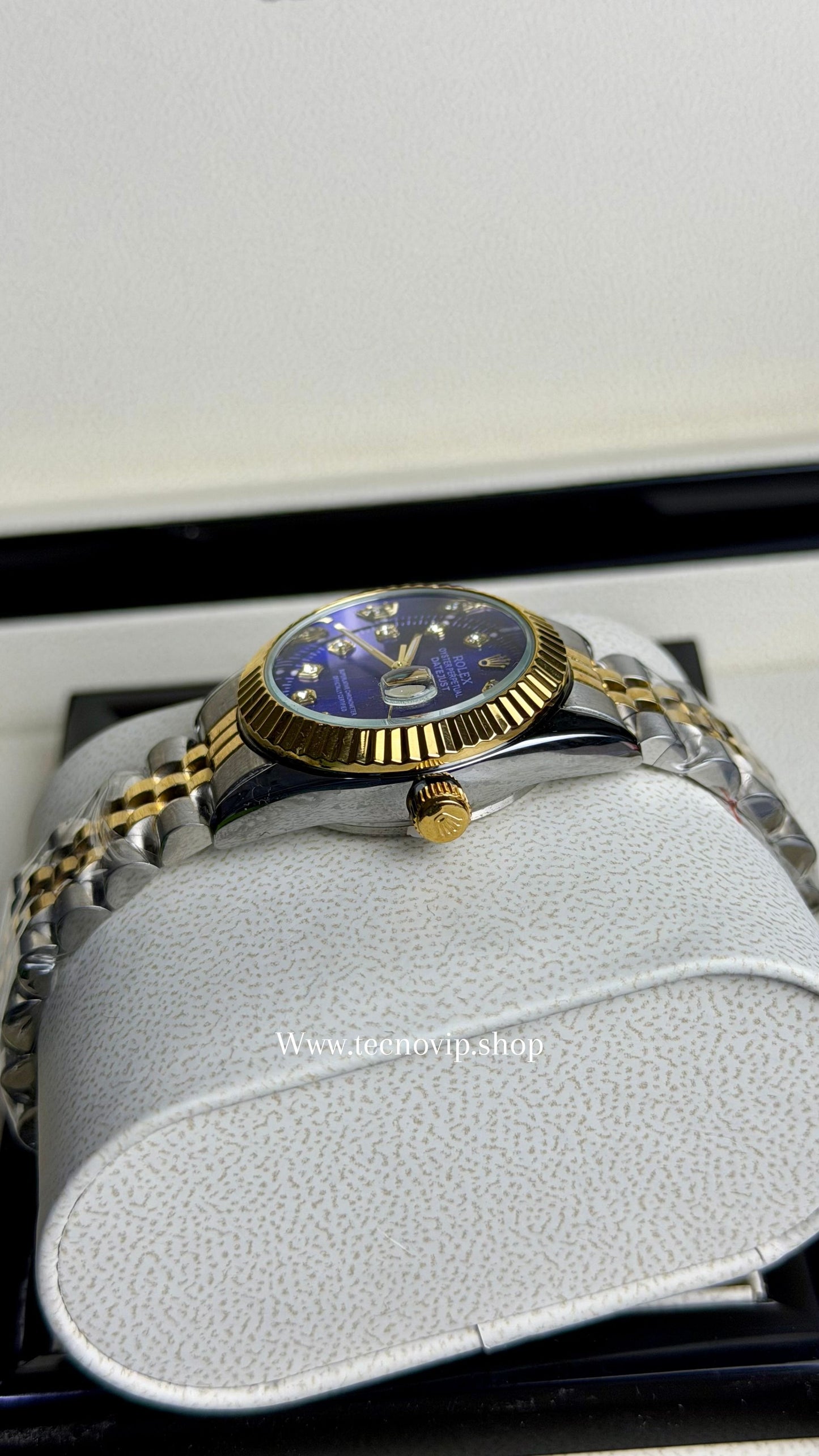ROLEX PRESIDENCIAL BLUE COMBINADO   (MUJER)