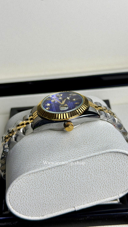 ROLEX PRESIDENCIAL BLUE COMBINADO   (MUJER)