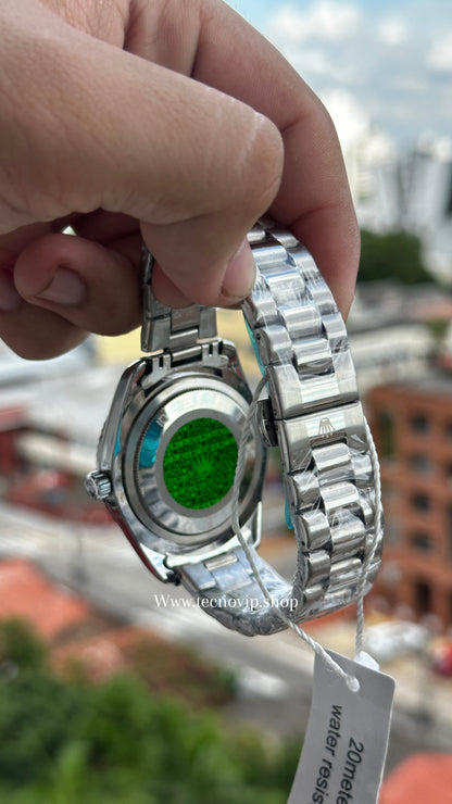 ROLEX SKY DWELLER SILVER AND WHITE SEMIAUTOMÁTICO