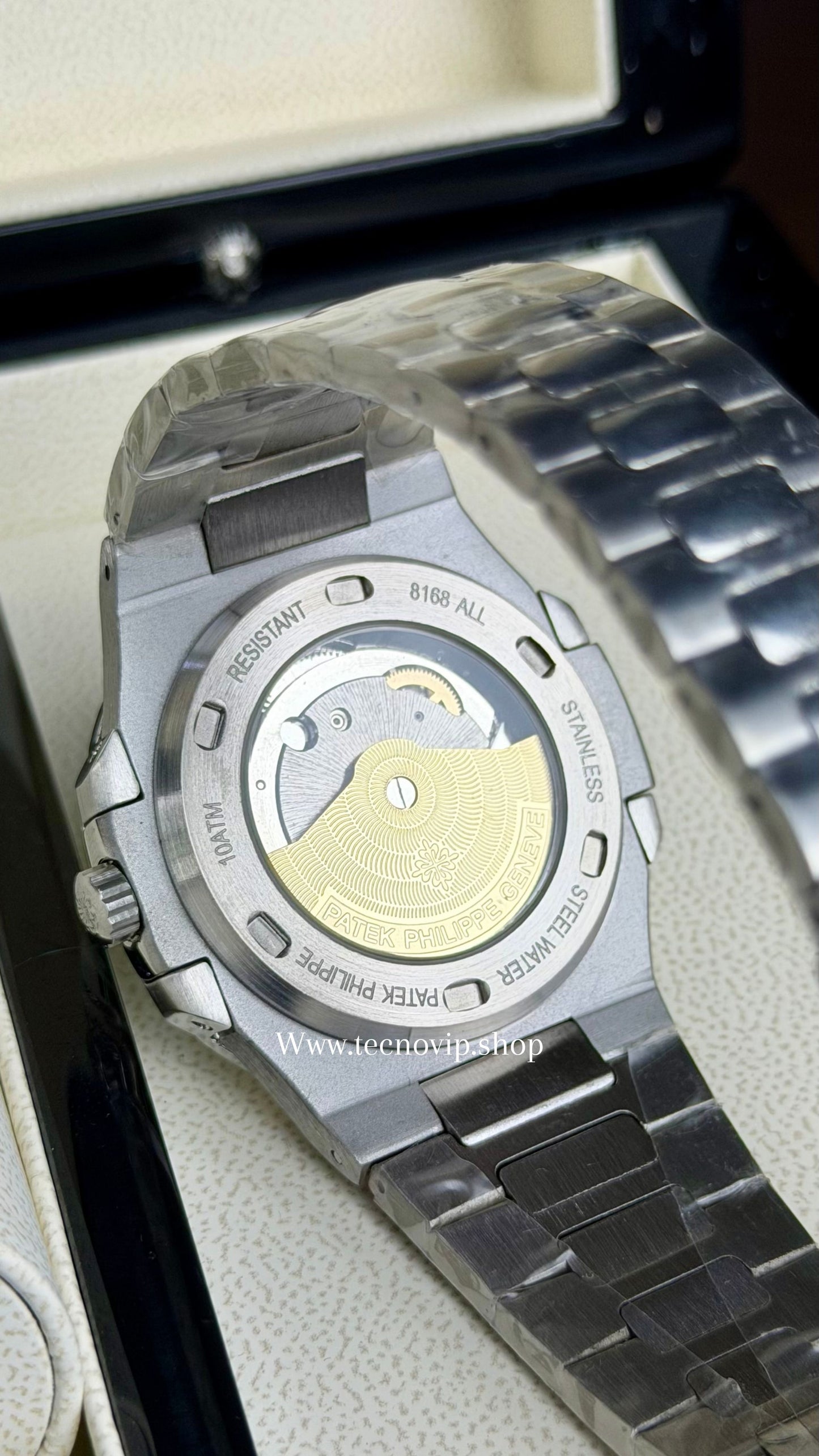 PATEK PHILLIPE NAUTILUS SILVER AND TIFFANY  AAA+ (OPCIÓN A FULL SET)