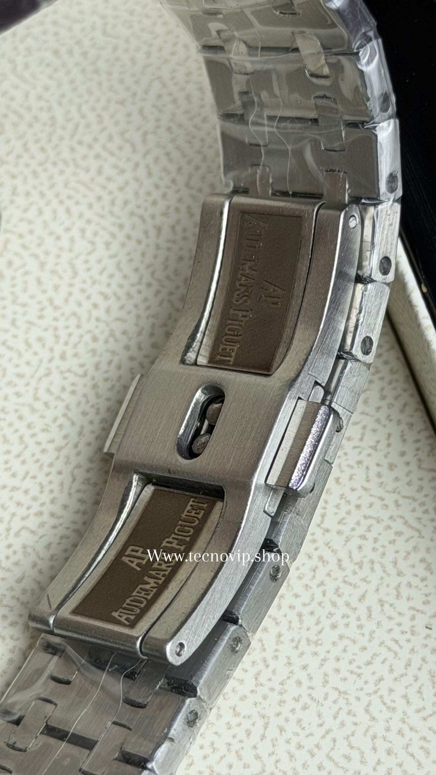 AUDHERMARS PIGUET CRONOGRAF SILVER AND BEIGI AAA+ (OPCIÓN A FULL SET)