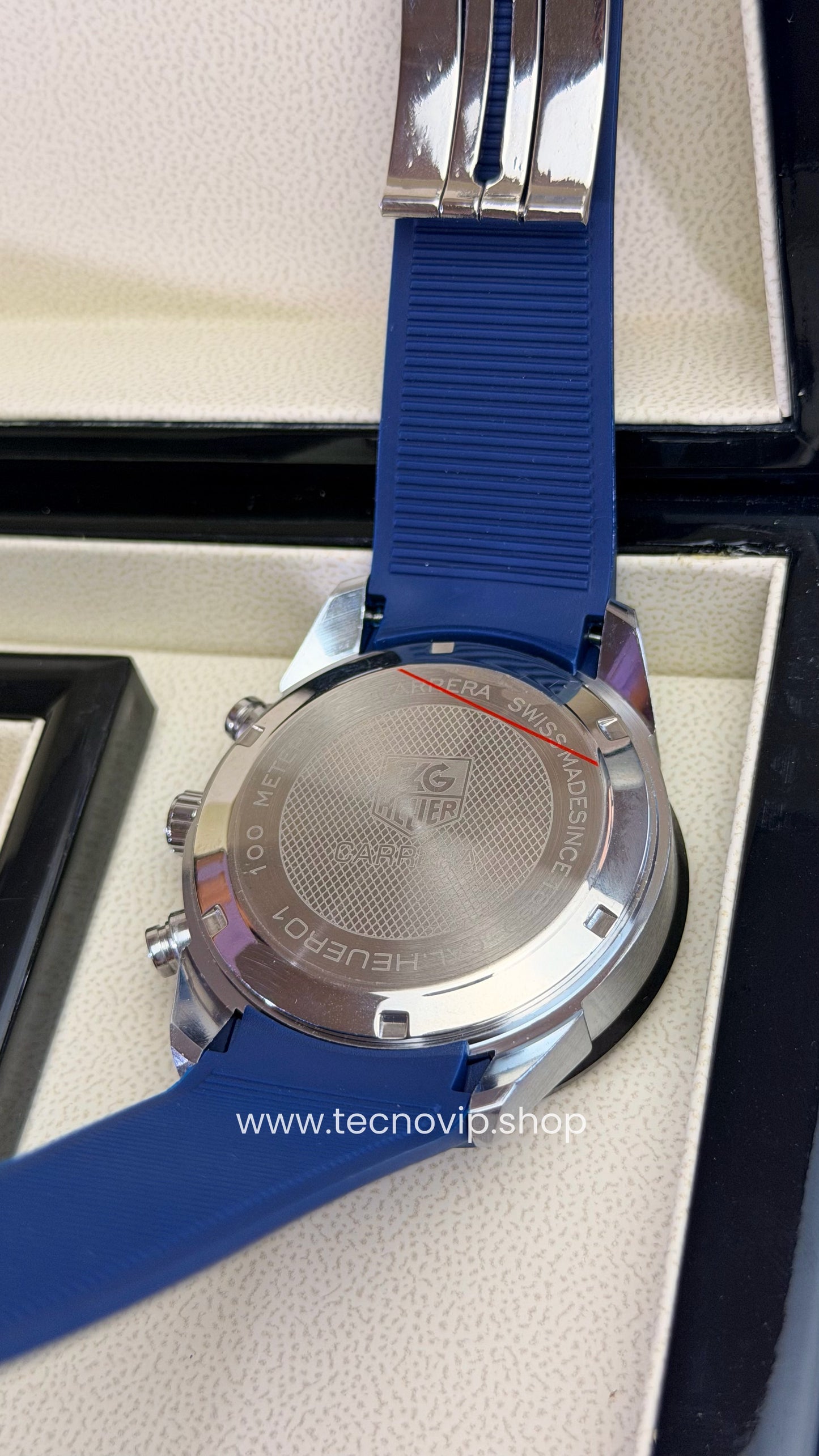 TAG Heuer Carrera Calibre Heuer 01 Chronograph Blue Touch Edition