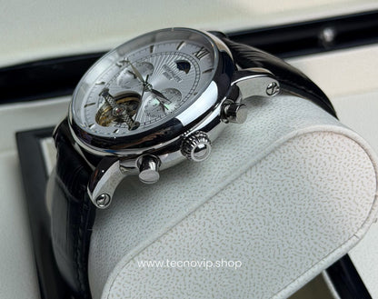 PATEK PHILLIPE COMPLICATION MOONDAY BLACK  AND SILVER AAA+ (OPCIÓN A FULL SET)
