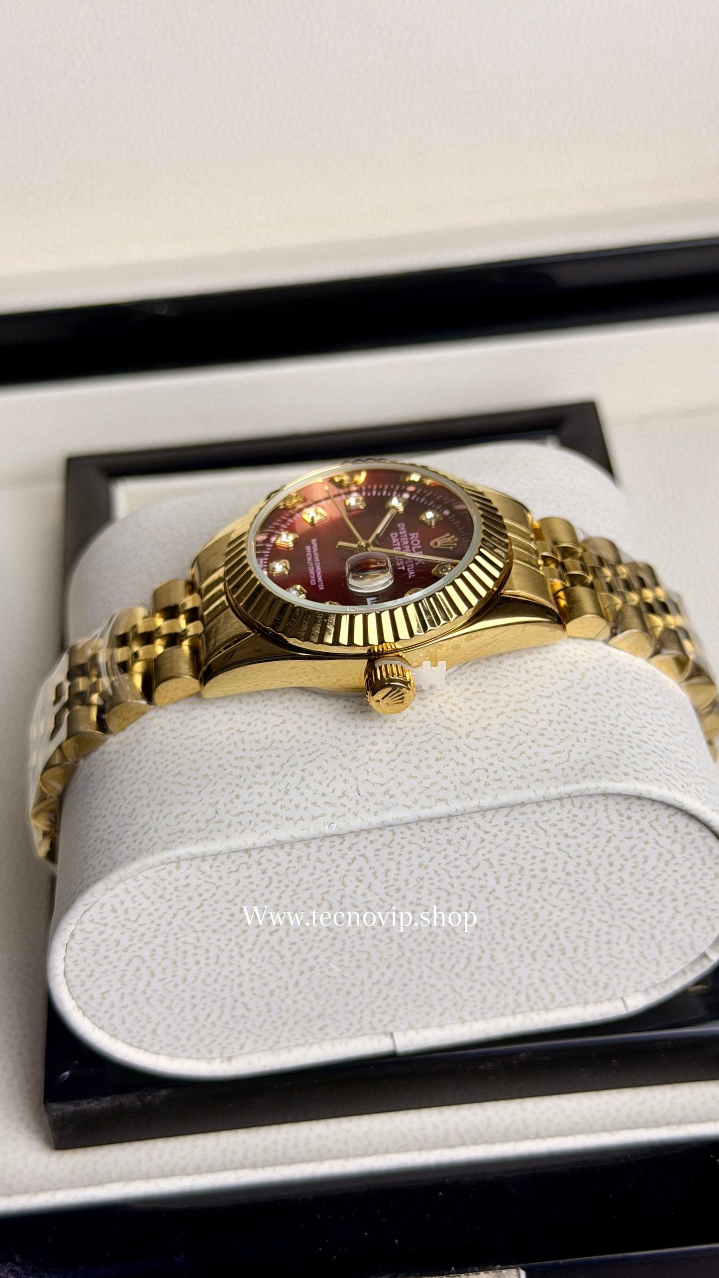 ROLEX PRESIDENCIAL GOLD AND RED   (MUJER)