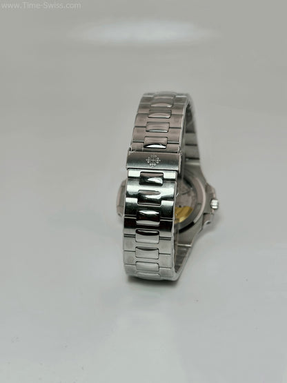 PATEK PHILLIPE SILVER AND GREEN STONE  AAA+