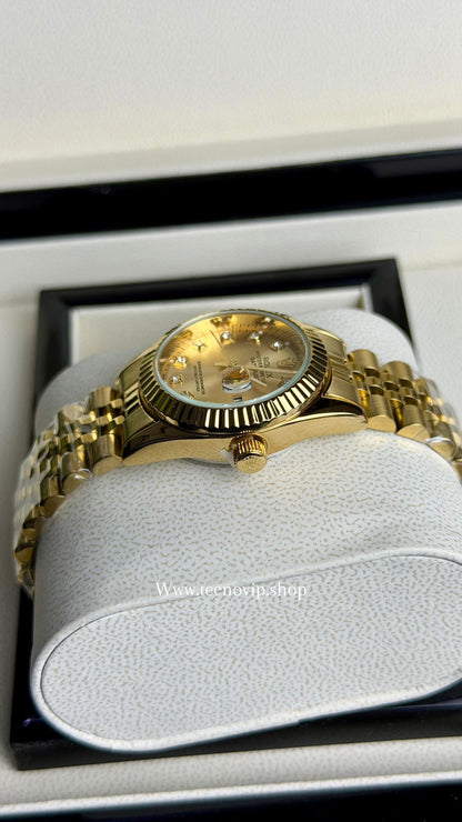 ROLEX PRESIDENCIAL  GOLD AND GOLD   (MUJER)