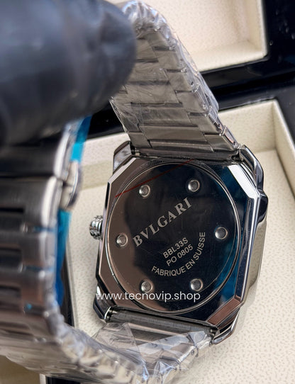 Bvlgari Octo Roma Silver And Blue