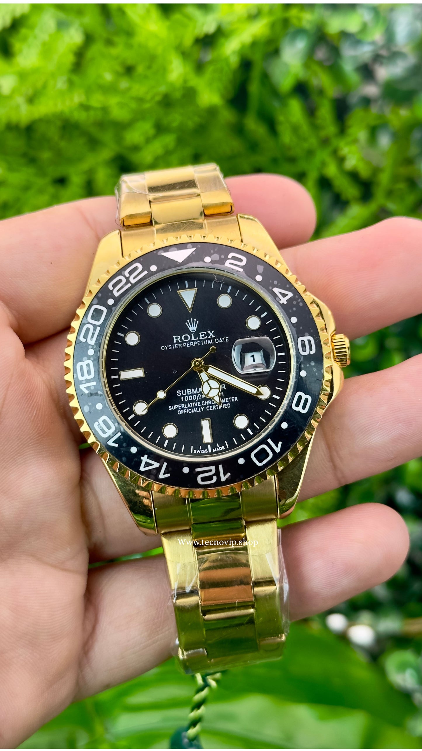 ROLEX GMT-MASTER GOLD AND BLACK