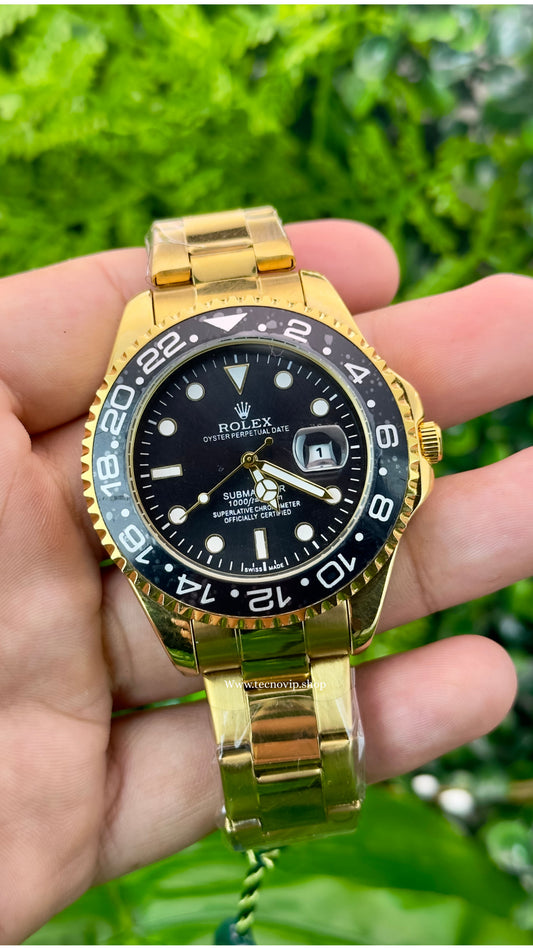 ROLEX GMT-MASTER GOLD AND BLACK