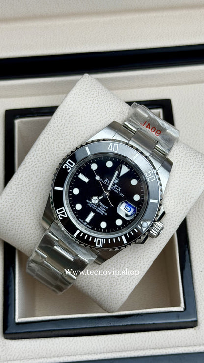 ROLEX SUBMARINER SILVER AND BLACK AAA+ (OPCIÓN A FULL SET)